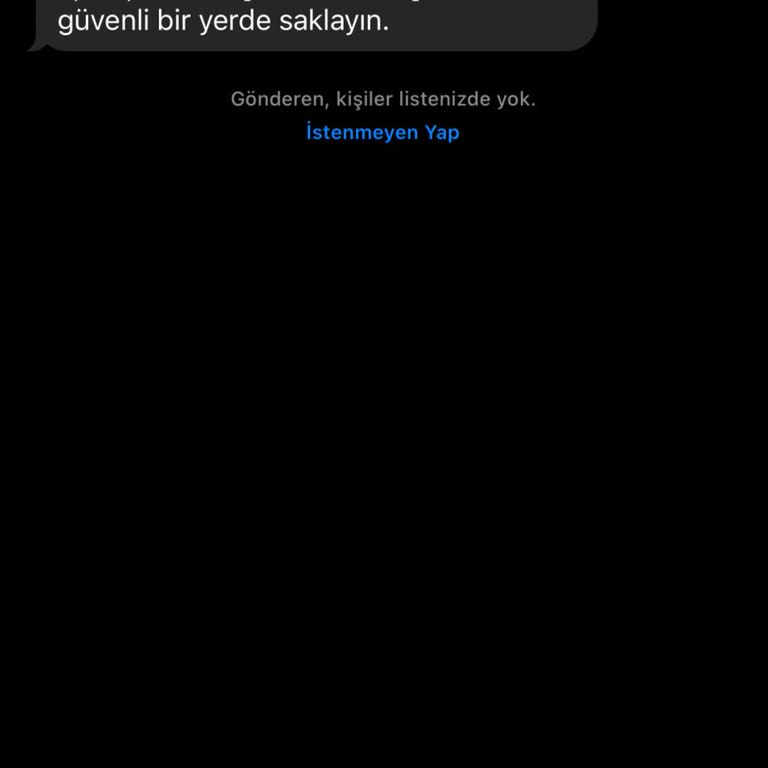 Meta Alakam Olmayan Bir Mesaj Geldi