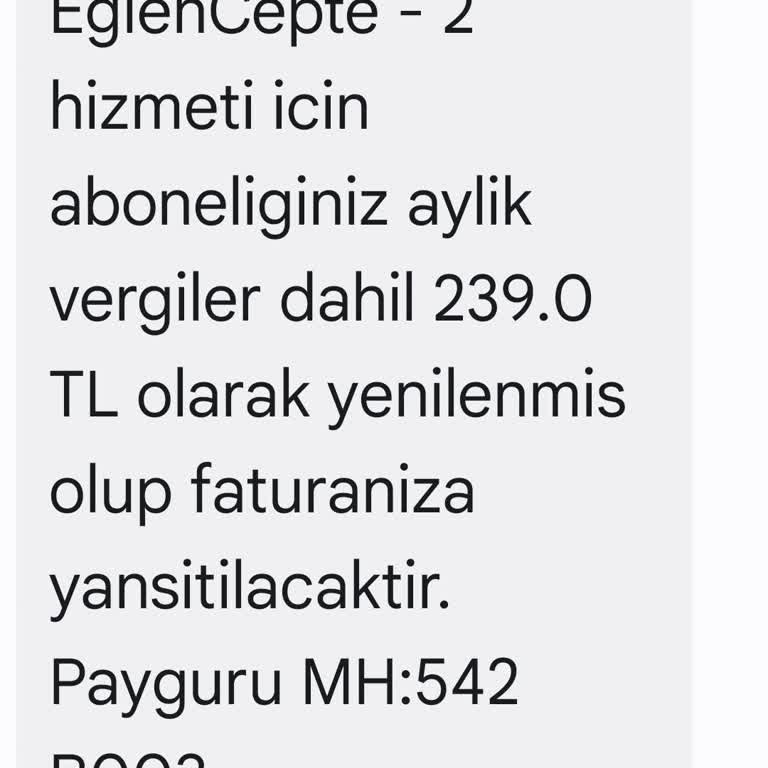 Eğlen Cepte Kullanmadığım Uygulama İçin Haksız Ücretlendirme