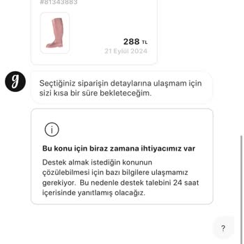 Gardrops'tan Aldığım Çizme Renk Ve Beden Sorunu