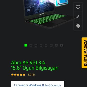 Monster Notebook'un Zam Yapması