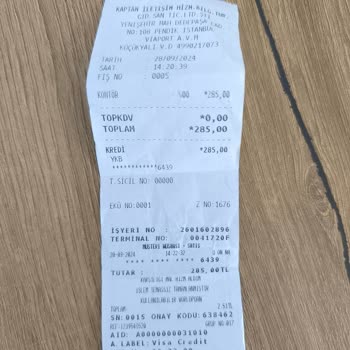 Viaport Vodafone Shop'ta Yedek Sim Kart Ücret Şoku