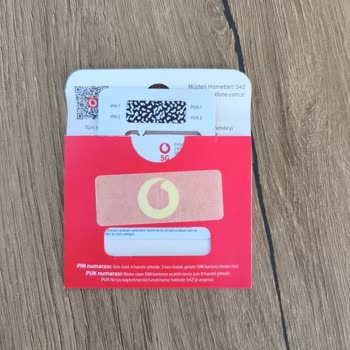 Viaport Vodafone Shop'ta Yedek Sim Kart Ücret Şoku