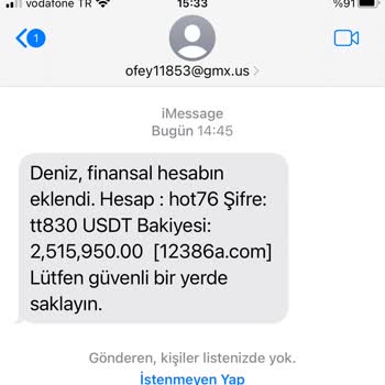 12386a.com İznim Olmadan Kullanılan Telefon Numaram Ve Bilgileri