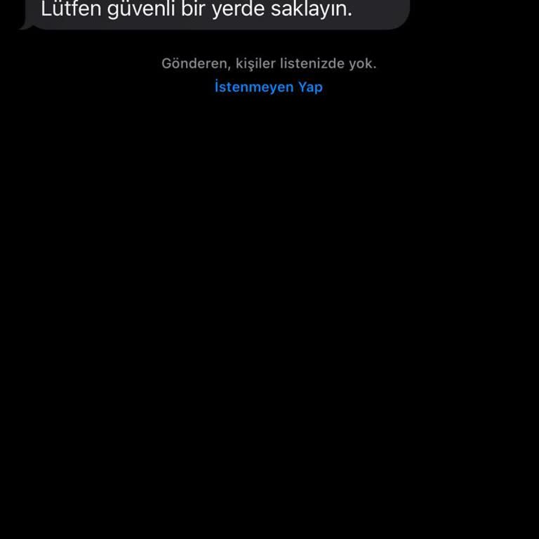 12386a.com Tarafıma Gelen Yanıltıcı İçerikli Mesaj!