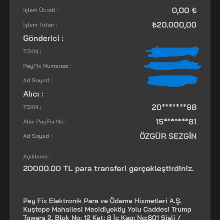Payfix Fraud Yardım Talebi