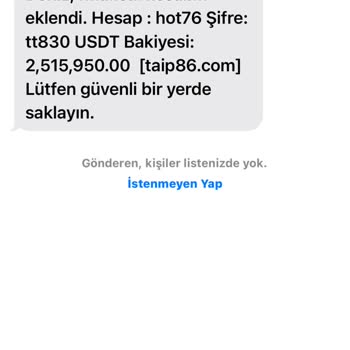 Meta Bilinmeyen Numaralardan Mesaj Geliyor