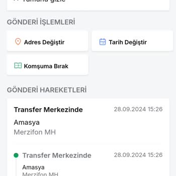 Trendyol Express Kargo Rotası Sorunu