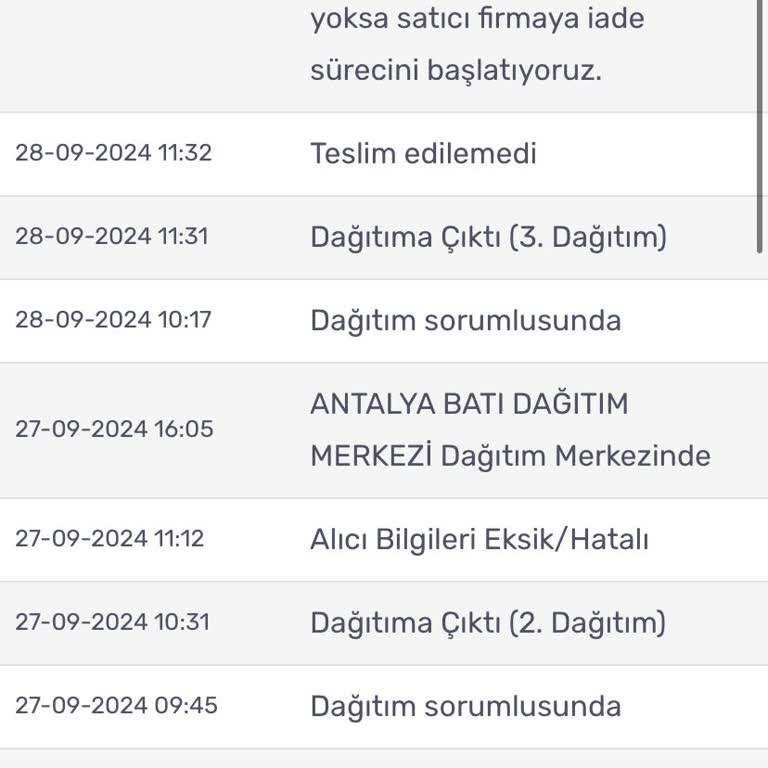 Kargomsende, Kargo Teslimat Sorunları Ve Yanıltıcı Bilgilendirme!