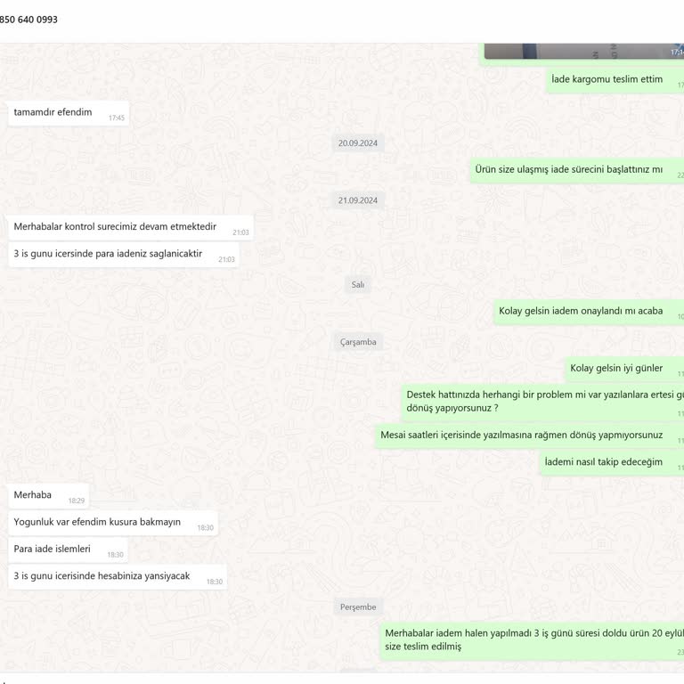 Mcdodo Ücret İade Sorunu