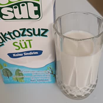 Teksüt Laktozsuz Süt Rengi Farkı