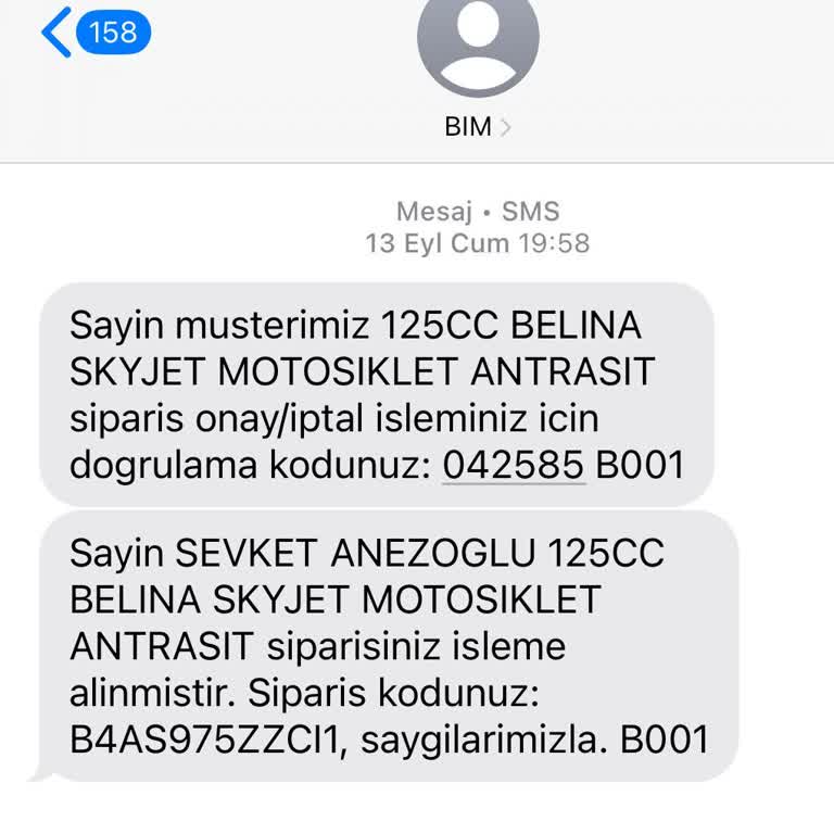 BİM'den Aldığım Motor Teslim Edilmedi!