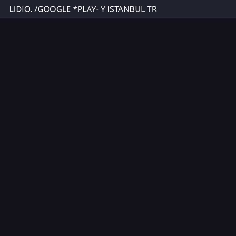 Lidio Google Play Haksız Kart Çekimi