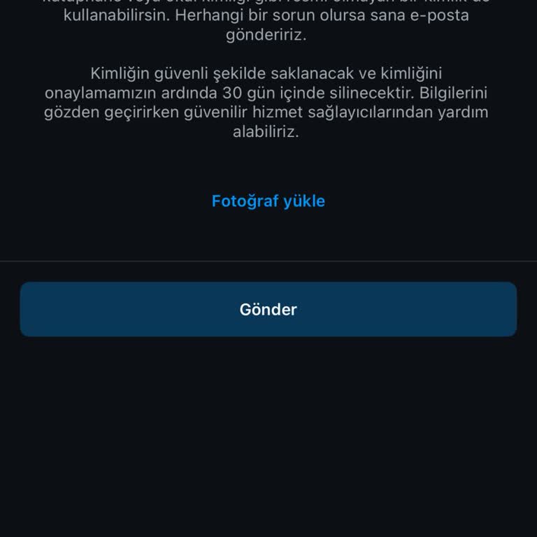 Instagram Resmi Kimlik Belgemi İstedi!