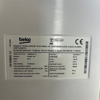 Beko Sebzelik Küf Problemi