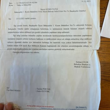 İstanbul Büyükşehir Belediyesi Usulsuz Tabela Koyulmuş