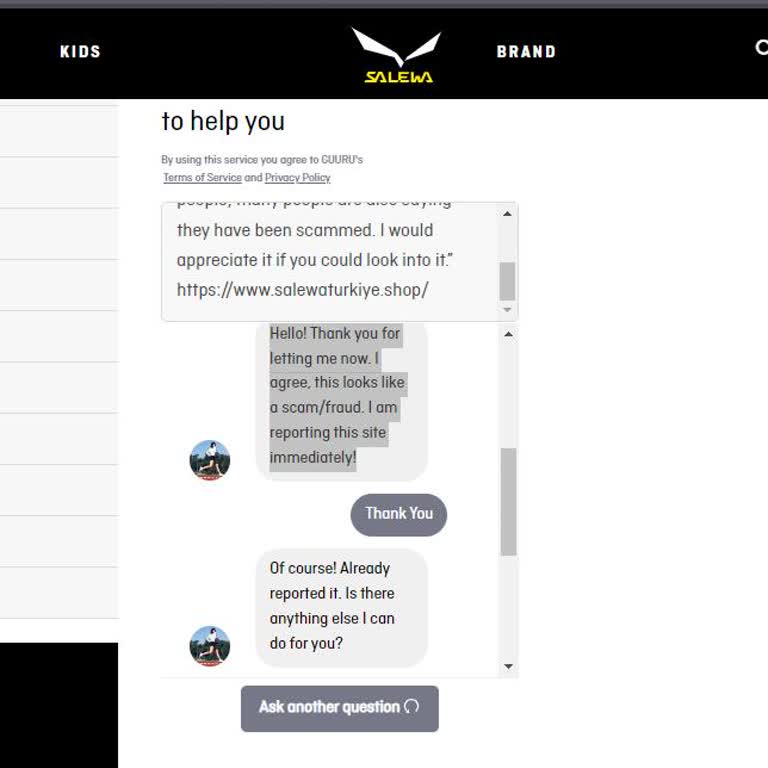 Salewa Türkiye Salewa'nın Türkiye Distribütörü Yok