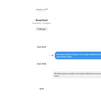 Boxerland Shopier Kargom Gelmiyor Ve Mesajlarıma Cevap Verilmiyor