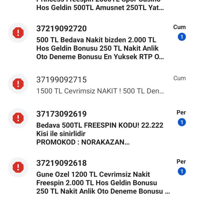 Vodafone'dan Gelen Bahis Mesajları Sorunu
