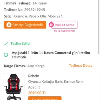 Gizmo Mobilya & Rebelx Gizmo Mobilya İlgisizliği