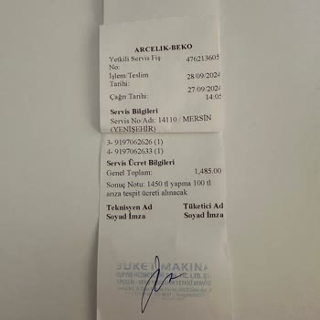 Arçelik Çay Makinesi Sürekli Arızalanıyor ve Yüksek Tamir Maliyetleri