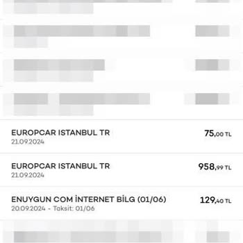 İstanbul Sabiha Gökçen Havaalanı Europcar Firması Araç Kiralama Sorunu