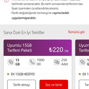Vodafone'un Sözde Bütçe Dostu Tarifeleri Mağdur Ediyor