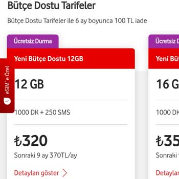 Vodafone'un Sözde Bütçe Dostu Tarifeleri Mağdur Ediyor