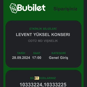 Bubilet Satın Olmuş Olduğum Hizmet Değiştirilip Ücretim İade Edilmedi