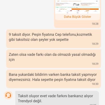 Trendyol Taksit İçin Kart Aldırıp Yapmıyor Yanıltıcı Taksit Bilgisi