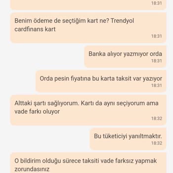 Trendyol Taksit İçin Kart Aldırıp Yapmıyor Yanıltıcı Taksit Bilgisi