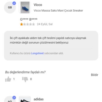 longstreet12 Online Alışverişte Eksik Ürün Sorunu