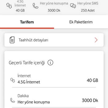 Vodafone Faturalarındaki Yüksek Tutarlar Can Sıkıyor