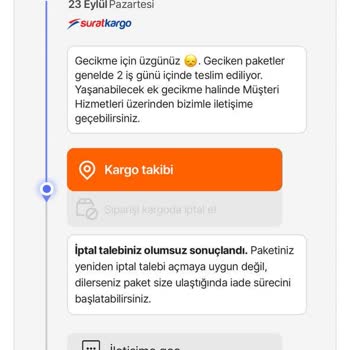Hepsiburada Ve Sürat Kargo İle Teslimat Sorunu