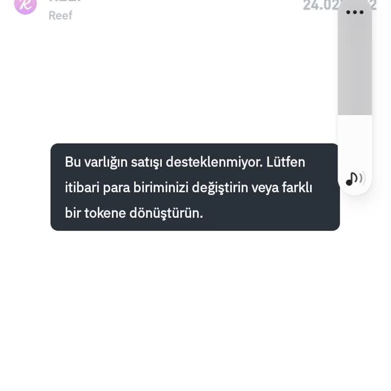 Binance Reef Coin Satış Ve Transfer Sorunu!