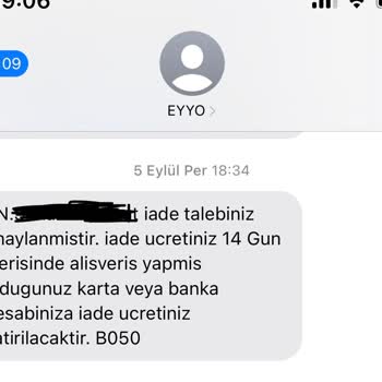 Eyyo Ayıplı Ürün Gönderdi İade Konusunda Mağdur Etti