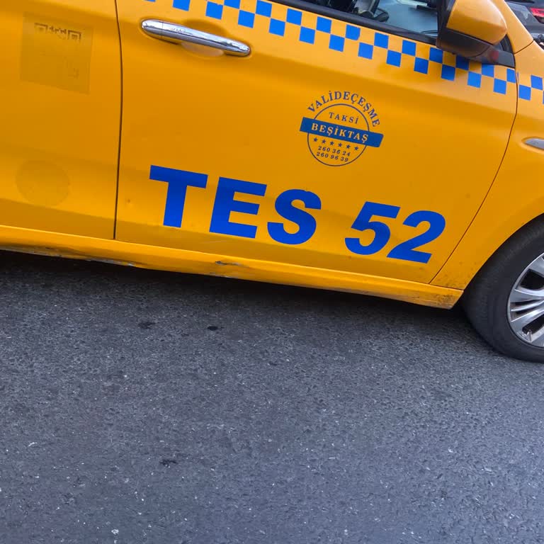 İstanbul Taksiciler Esnaf Odası Tehdit Ve Polis Olduğunu İda Eden Taksi Şoförü