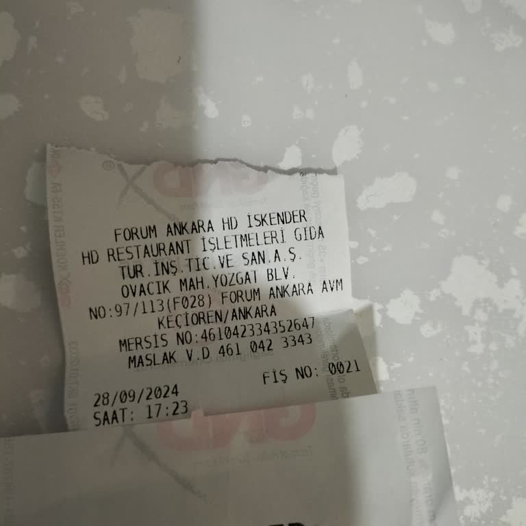 HD İskender Restaurant Paranla Rezil Olmak İstiyorsan Hemen Git