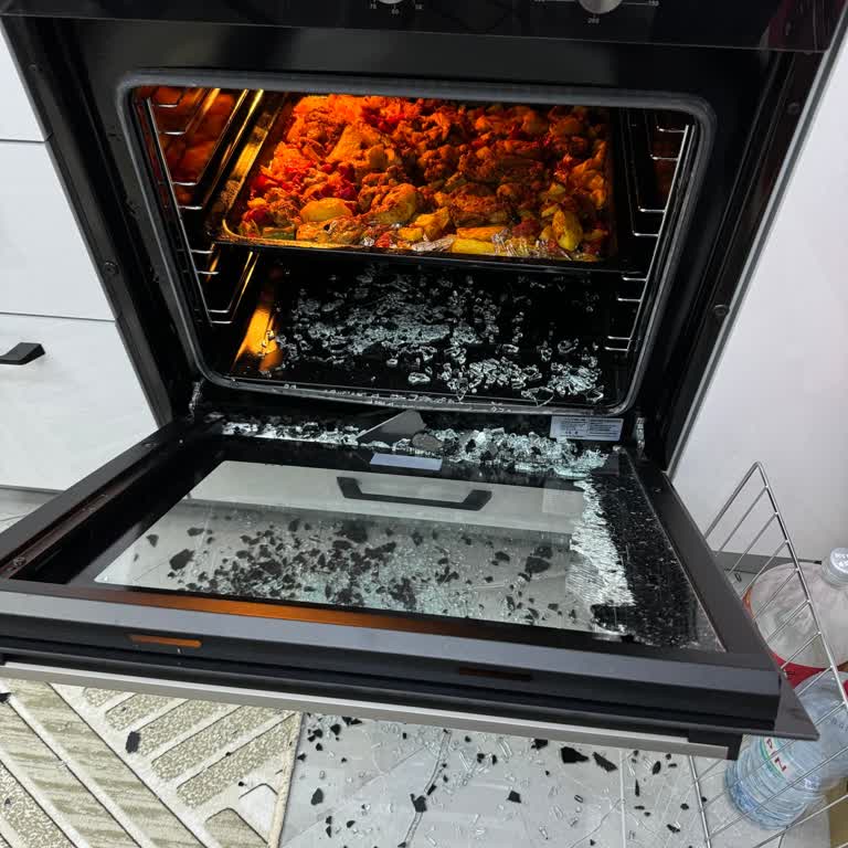 Alveus Fırın İç Cam Patlaması