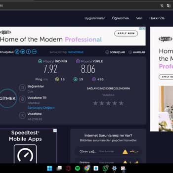 Vodafone Net İnternet Hızı Ve Hizmet Kalitesi Sorunu
