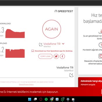 Vodafone Net İnternet Hızı Ve Hizmet Kalitesi Sorunu