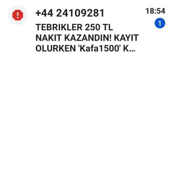 İzinsiz Şahsıma Bahis Mesajları Atmayın