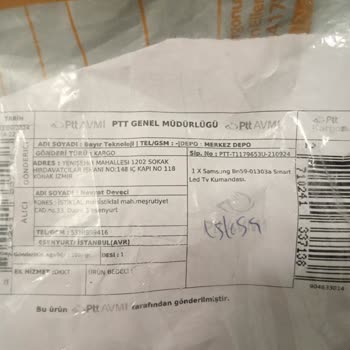 PTT Kargo Yanlış Ürün Gönderimi Ve İade Sorunu