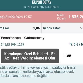 Nesine.com 'var İncelemesi' Kaybeden Bahis Sorunu