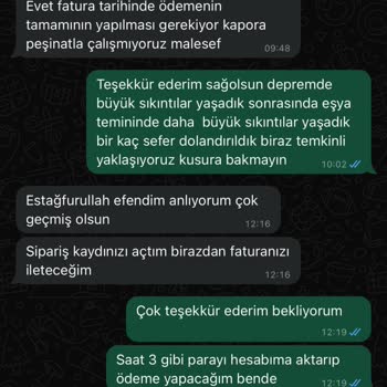 Instagram Üzerinden N.C.H Mobilya ve Dekorasyon Yapılan Mobilya Siparişi Mağduriyeti