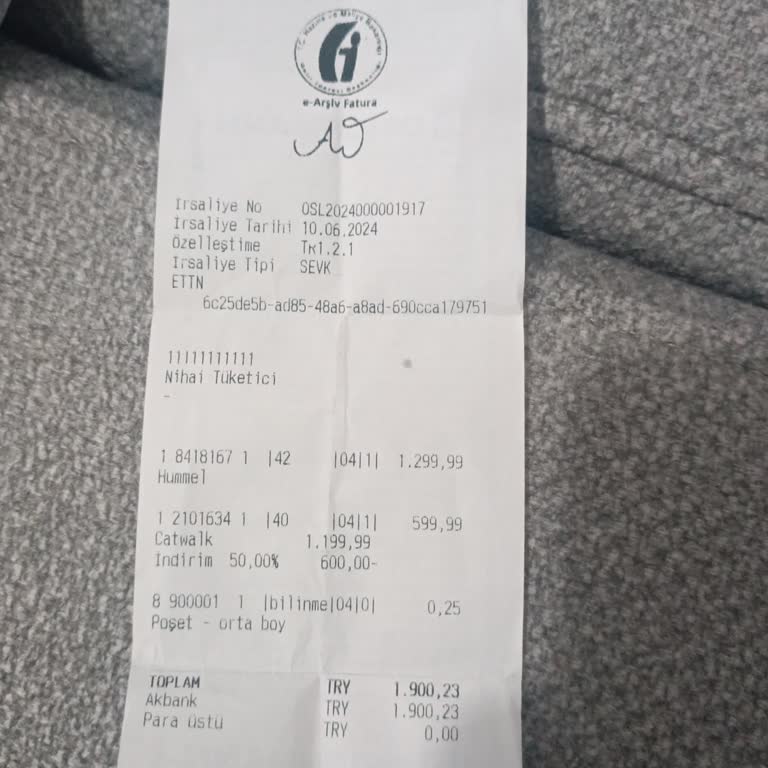 Deichmann Yetkilisine Hummel Markalı Ürün Mağduriyeti