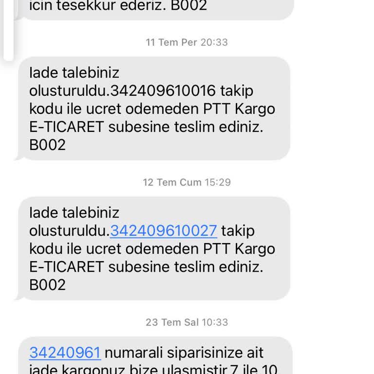 Sefamerve'den İade Süreci Kabusu
