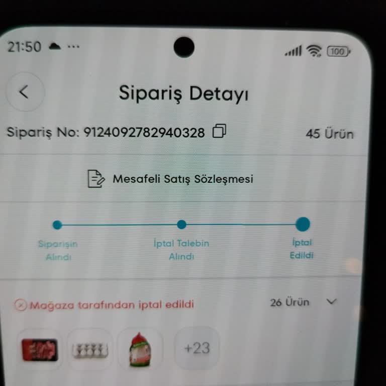 A101 Online Sorgusuz Sualsiz İptal Ve Alıkoyulan Ödeme