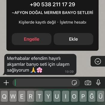 @cavusogullari.mermer.uretim @cavusogullari. Mermer. Üretim Instagram Üzerinden Sipariş Verdiğim Banyo Seti Ulaşmadı