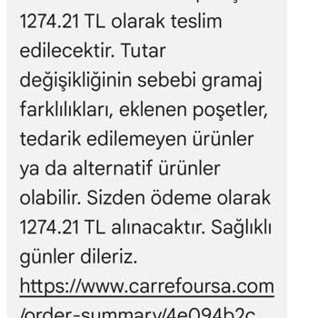Carrefour SA Online Teslimat Sorunu