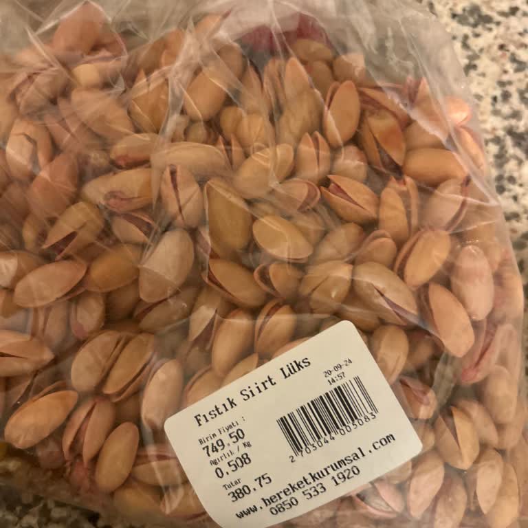Bereket Bakliyat Kuruyemiş Gazi Şubesi Bayat Siirt Fıstığı Satışı!